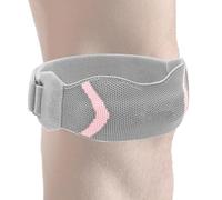 Correa de soporte de tendón rotuliano - Correa con almohadilla de silicio,Correa de compresión ajustable transpirable para fitness senderismo saltar tenis entrenamiento de danza