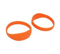 Correa de Soporte para Rodilla de Rótula, 2 uds., Cómoda Rodillera Elástica para Deportes, Material de Silicona, Hombres y Mujeres (Orange)