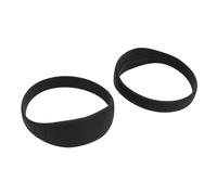 Correa de Soporte para Rodilla de Rótula, 2 uds., Cómoda Rodillera Elástica para Deportes, Material de Silicona, Hombres y Mujeres (Black)