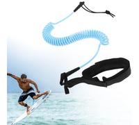 Correa de SUP de 3 m, correa de seguridad para adultos, correa de surf, correa de SUP en espiral de TPU, correa de surf ajustable para tablas de surf de remo, kayak, bodyboard y longboard.