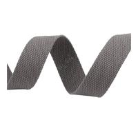 Correa de tela de algodón Cinta de lona 5 metros y 32mm ancho, correas algodón poliéster, bolsa costura, accesorios for cinturón, piezas for mochilas al aire libre(Dark Grey)