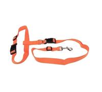 Correa de Tiro para Perro 1 Correa Ajustable for Perros y Gatos, for Correr, Caminar Trotar, for la Cintura, Cuerda de tracción, Suministros for Mascotas(Orange)