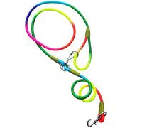 Correa de Tiro para Perro Cinturón Manos Libres for Perros, Ajustable, Doble, for pasear, Bandolera, Accesorios for Mascotas(Colorful)