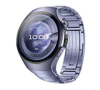 Correa de titanio compatible con Huawei WATCH 5: Elegancia y resistencia para tu smartwatch Purple 46 mm
