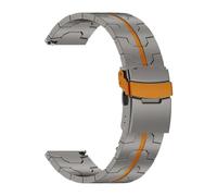 Correa de titanio de 22 mm apta for Huawei Watch 4/4pro GT3Pro GT 4 Banda de 46 mm apta for Samsung Watch3 45 mm Apta for pulsera empresarial for Amazfit GTR de 47 mm(Titanium orange,For Samsung 3 45m