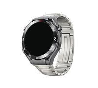 Correa de titanio de 22 mm compatible con for Huawei Watch 4 Pro GT3, correa de 46 mm for hombre compatible con for Samsung Watch 3, Gear S3 de 45 mm compatible con pulsera for Seiko(Silver,For WATCH
