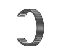 Correa de titanio de 22 mm for Huawei Watch GT 5 4 3 2 46 mm for hombre compatible con for Amazfit T-REX 3 Balance Falcon compatible con pulsera for Garmin Venu 3(Black)