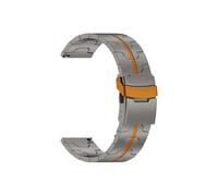 Correa de titanio de 22mm compatible con for Huawei Watch GT5 GT4 de 46mm, correa de reloj 4/4 Pro compatible con for Amazfit Balance GTR 4 3 2, pulsera de negocios(Titanium orange,22mm watch band)