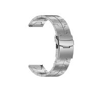 Correa de titanio de 22mm compatible con for Huawei Watch GT5 GT4 de 46mm, correa de reloj 4/4 Pro compatible con for Amazfit Balance GTR 4 3 2, pulsera de negocios(Silver,For Huawei Watch 4)