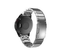 Correa de titanio de adaptación rápida de 26mm y 22mm compatible con for Garmin Fenix8 6/6X/6XPro/7/7X/5/5X/5XPlus/3/Forerunner 945 935(Gray 03,22mm)