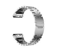 Correa De Titanio Quick Fit De 22 Y 26 Mm Compatible Con for Garmin Fenix 8 De 51 Mm, 7, 7X, 6, 6X Pro, Enduro 3, 5, 5X Plus, Tactix 7, Pulsera De Acero Inoxidable(Silver,22MM_STAINLESS STEEL BAND)