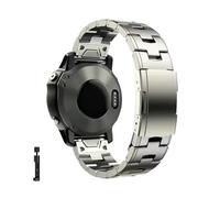 Correa de titanio Quick fit de 26mm y 22mm For Garmin Fenix 8/6/6x/6xpro/7/7x/5/5X/5xplus/3/Forerunner 945 935 correa de Liberación de metal(Titanium,22mm(7/6/5))
