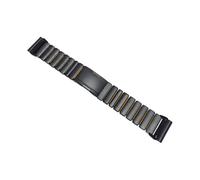 Correa de titanio y silicona de 26mm de ajuste rápido for Garmin Fenix 8 Pro de 51mm 6X, 7X, EpixPro, D2, Mach2, TACTIX y Quatix(Black Orange,26mm(Tavtix 7/7pro))