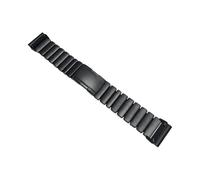 Correa de titanio y silicona de 26mm de ajuste rápido for Garmin Fenix 8 Pro de 51mm 6X, 7X, EpixPro, D2, Mach2, TACTIX y Quatix(Black,26mm)