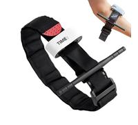 Correa de torniquete - Torniquete, vendaje hemostático, torniquete con una mano, guarnición de primeros auxilios de emergencia | Correa de cinta garantizada de torniquete portátil, Control de sangre