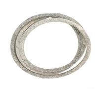 Correa de transmisión, 1/2 x 93 pulgadas para cortacésped de cubierta de 38 pulgadas, pieza de repuesto de goma confiable, compatible con modelos 518 520 2518, uso en jardín al aire libre