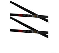 Correa de transmisión de lavadora de repuesto para modelo 5PJ1270 J5 - Correa dentada de goma, negra, compatible con lavadoras seleccionadas (2 piezas)