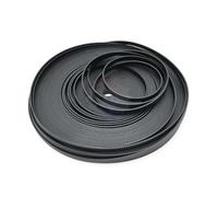 Correa De Transmisión De Motocicleta Correa Conteo Tiempo Abierto 2GT Núcleo Acero Poliuretano Negro PU GT2 Abierta 2M Para Impresora 3D Ancho 6mm 2MGT 10mm Correas 15mm(6m,30mm)