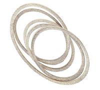 Correa de transmisión de repuesto para cortacésped Cadet 954-05078 y Troy- 954-05078/754-05078 - Correa de goma gris resistente, ajuste exacto