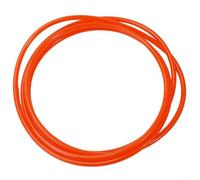 Correa de transmisión de rodillo para BikeTrainer, equipo de rodillos de 5 mm de ancho, 185 cm, perímetro, diseño de larga vida útil (rojo)