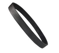 Correa de transmisión industrial, transportador de caucho acanalado, correa de transmisión en V, ajuste simple, 135J a 165J, 1 pieza(15.5INCHES*10)