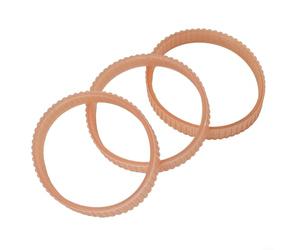 Correa de transmisión para cepilladora eléctrica de 255 mm x 12 mm para NF90, correa acanalada de poliuretano de alta resistencia, accesorios de repuesto resistentes al calor y al frío para