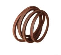 Correa de transmisión para cortacésped, 2 x 84.5 pulgadas, repuesto de aramida roja para 954-04252 754-04252, alta resistencia al desgaste para T150 T1900 T2100 LT2500