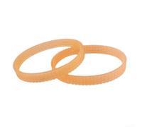Correa de transmisión Set 2PCS 255mm Longitud 12mm Ancho para NF90 Cepilladora Eléctrica Herramienta Eléctrica Accesorios Poliuretano