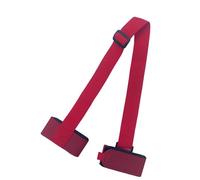 Correa de transporte de nailon para esquís, accesorio de esquí de descenso fácil de usar, correas de transporte ajustables de nailon, cinta de sujeción, cómodas correas de sujeción para el hombro para