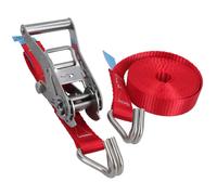 Correa de trinquete de acero inoxidable remolque de barco 3,7 m 25 mm gancho ...