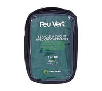 Correa de trinquete y ganchos 5m premium Feu Vert