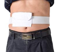 Correa de Tubo de alimentación - Soporte de Tubo G para Tubo Peg, Tubo G y Tubo J - Dispositivo de fijación del Tubo de diálisis Abdominal (Paquete de 2),Blanco