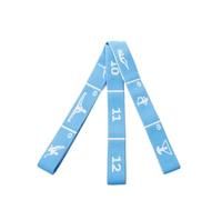 correa de yoga Bandas de resistencia adelgazantes multifuncionales for yoga, con rejillas 8, 10 y 12 pulgadas, for entrenamiento latino, baile, pilates gimnasia para práctica de yoga(Color3,8 Grids)