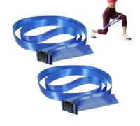 Correa de yoga - Cinturón de tracción manual para yoga, 2 correas para estirar, equipo de ejercicio ajustable, bandas de ejercicio con hebilla para gimnasio en casa, viajes, entrenamiento al aire