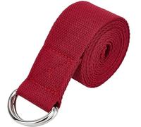 correa de yoga Correa de yoga 183 x 3,8 cm con hebilla anilla en D ajustable, correa algodón for ejercicios Pilates diarios para práctica de yoga(Color2)