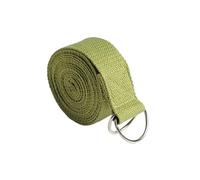 correa de yoga Correa de yoga algodón for deportes, ajustable, trenzada, elástica, con anilla en forma D, for fitness, cuerda pilates para práctica de yoga(Color6)
