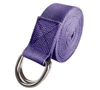 correa de yoga Correa elástica for yoga, ideal for estiramientos y ejercicios diarios para práctica de yoga(Purple)