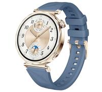 Correa DEALELE Compatible con Huawei Watch GT6 / GT5 / GT4 41mm / GT5 Pro 42mm / Garmin Venu 3S / Forerunner 265S / Fossil Women's Gen 6, Correa de Reemplazo de Silicona Blanda de 18mm de Cristal de