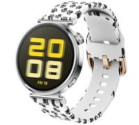 Correa DEALELE Compatible con Huawei Watch GT6 / GT5 / GT4 41mm / GT5 Pro 42mm / Garmin Venu 3S / Forerunner 265S / Fossil Women's Gen 6, Correa de 18mm de Silicona de Cristal de Hielo Suave de