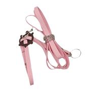 Correa del arnés para Tortuga, al Aire Libre Harnes Reconshuesas de Cuero PU Cuerda | Coloque Suave de Collar de Pecho múltiple Correa de Plomo para Caminar