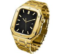 Correa del kit de modificación de metal+Case para banda 44 mm 45 mm de pulsera de retrofit de modificación de 45 mm Pulsera para la pulsera para iWatch 8 7 5 4 SE Band