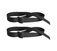 Correa del pie para elíptico - 2x correas de pedal ajustables para los ejercicios de piernas | Compatible con debajo del escritorio elíptico, máquina de remo | Correas de pedal de reemplazo para equip