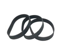 Correa dentada de bucle cerrado, 6-20 mm de ancho, 258-408 mm de longitud, paso m, 86-136 dientes, goma, ingeniería Precis para aplicaciones mecánicas, alto rendimiento