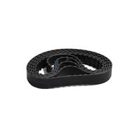 Correa dentada L 270L-310L, goma negra, ancho 12,7/15/20/25/30/38mm, correa para poleas, impresoras 3D, CNC, robots(Width 15mm,300L)