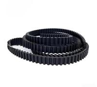 Correa dentada para cortacésped | Compatible con tractores serie M141558 M150717 LT133 LT166 LT160 LT170 LT180 X324 | Pieza de repuesto de cubierta de 42 pulgadas | Para goma