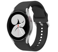 Correa deportiva compatible con Samsung Galaxy Watch 5 40mm 44mm/Watch 5 Pro, 20mm No Gap Silicone Reemplazo Band para Samsung Galaxy Watch 4 40mm 44mm - Negro