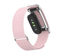 Correa deportiva de nailon ajustable para Fitbit Air Performance Loop de Google, correa de repuesto para Fitbit Air para mujeres y hombres, suave y transpirable (rosa)