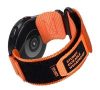 Correa Deportiva de Nylon Resistente de 22mm Compatible con Amazfit Active MAX Reloj Inteligente 1,5 pulgadas- Diseño de Bucle Tejido, Ajuste Seguro y Cómodo (Naranja)