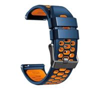 Correa deportiva de silicona bicolor de 24 mm, resistente al agua y al polvo, compatible con Garmin Venu X1(H)