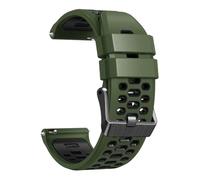 Correa deportiva de silicona bicolor de 24 mm, resistente al agua y al polvo, compatible con Garmin Venu X1(G)